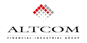 Логотип компанії "Altcom" - Дядя Жора Company